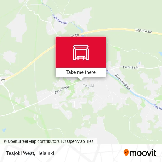 Tesjoki West map