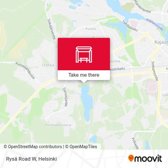 Rysä Road W map
