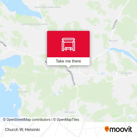 Church W map