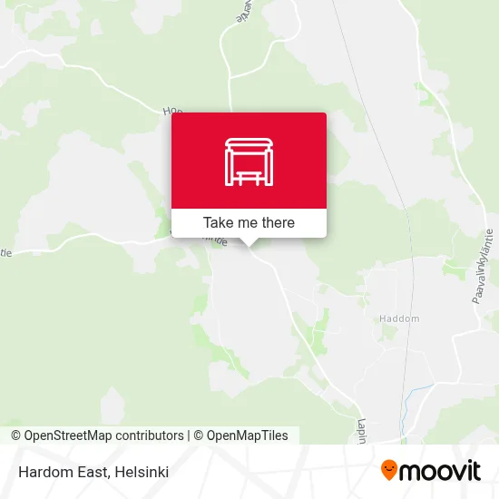 Hardom East map