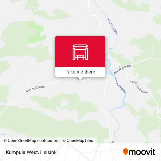 Kumpula West map