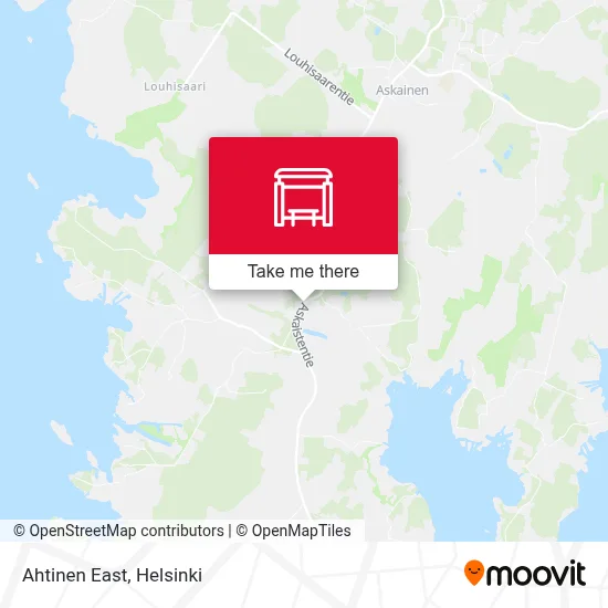 Ahtinen East map