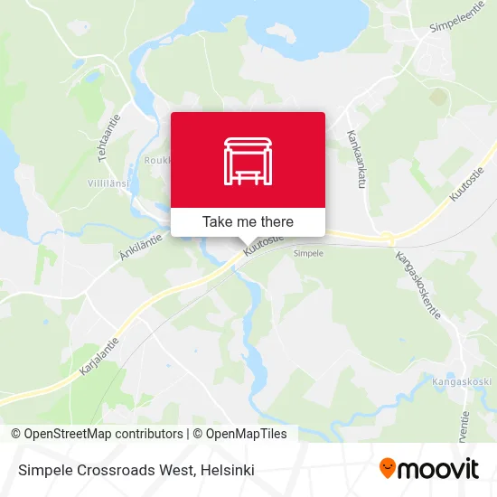 Simpele Crossroads West map