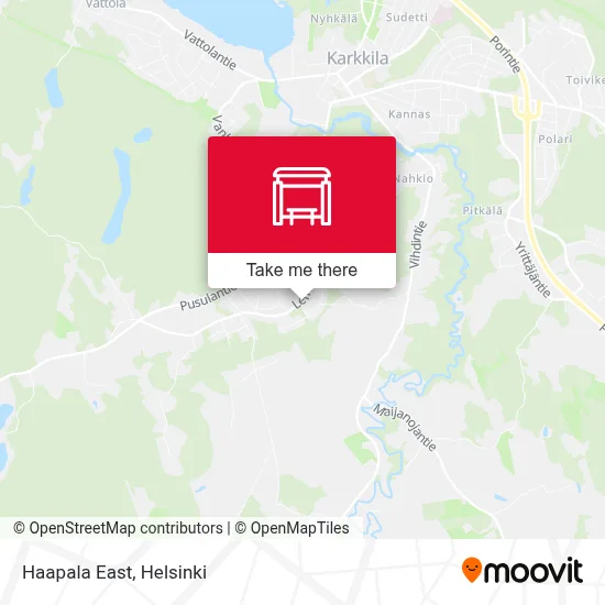 Haapala East map