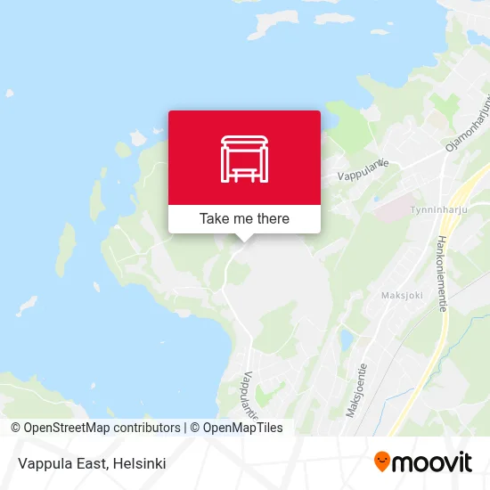 Vappula East map