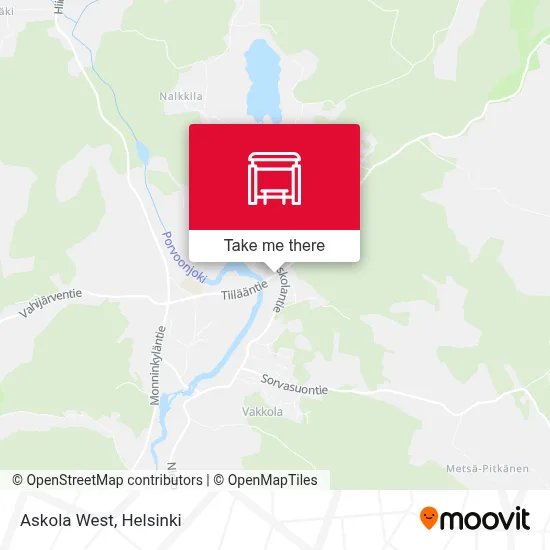 Askola West map