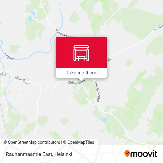 Rauhanmaantie East map