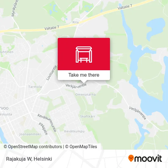 Rajakuja W map