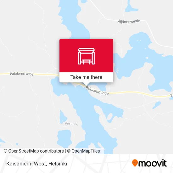 Kaisaniemi West map