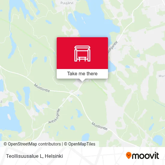 Teollisuusalue L map