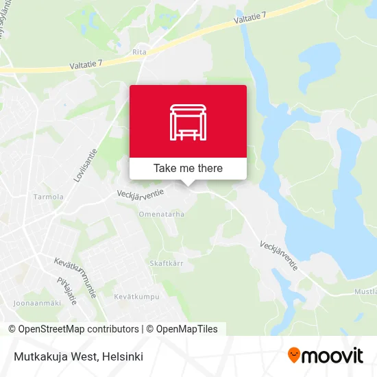 Mutkakuja West map