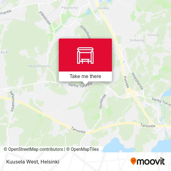 Kuusela West map