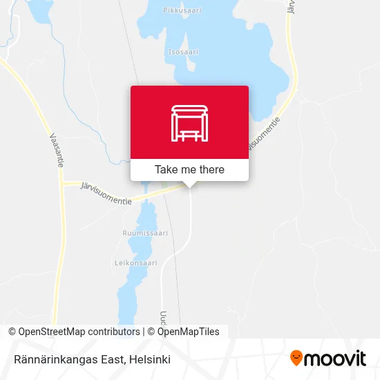 Rännärinkangas East map