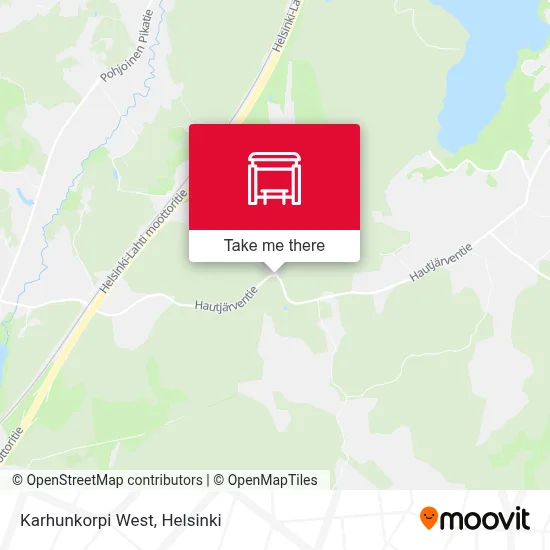 Karhunkorpi West map