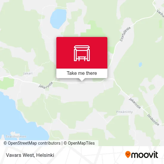 Vavars West map
