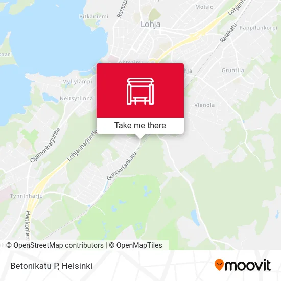 Betonikatu P map