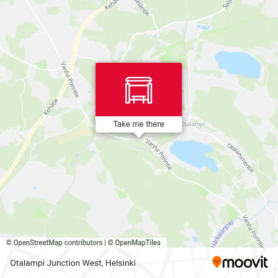 Otalampi Junction West map