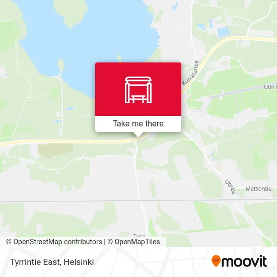 Tyrrintie East map