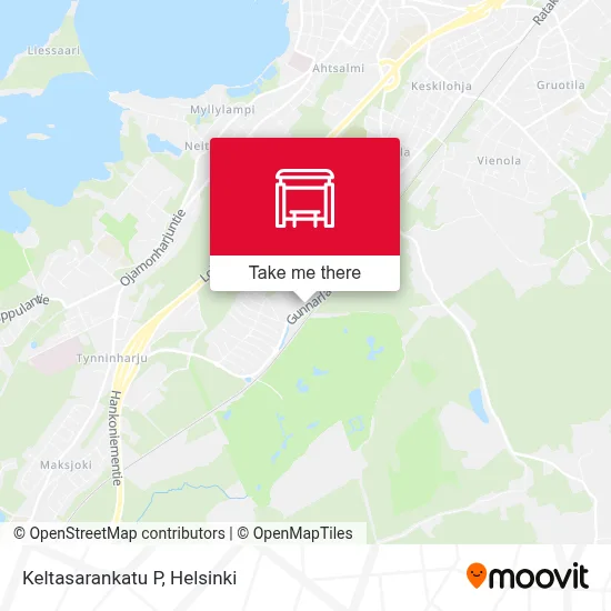 Keltasarankatu P map