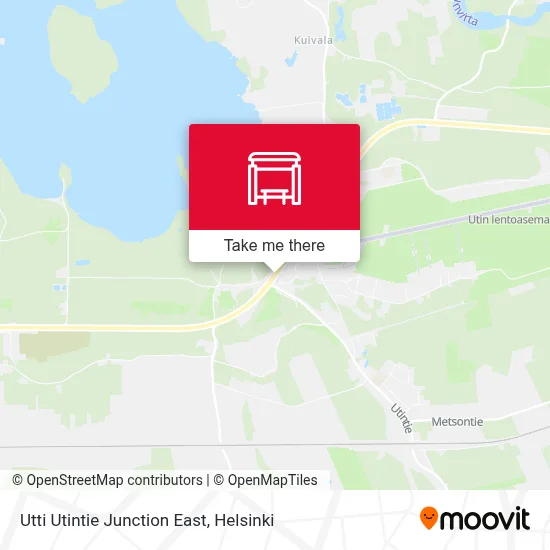 Utti Utintie Junction East map
