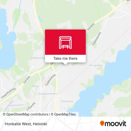 Honkatie West map