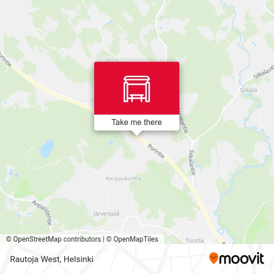 Rautoja West map