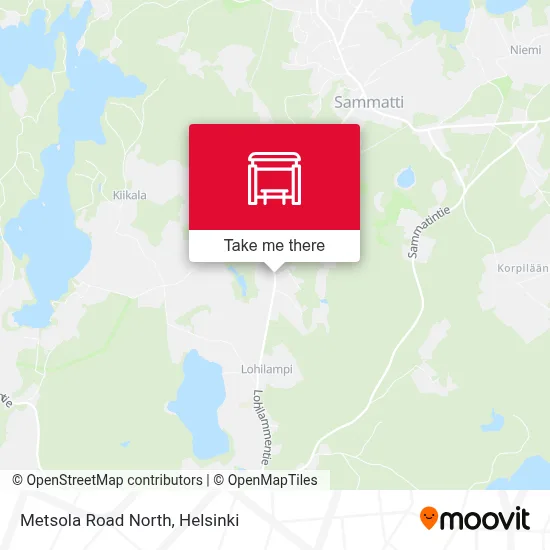 Metsola Road North map