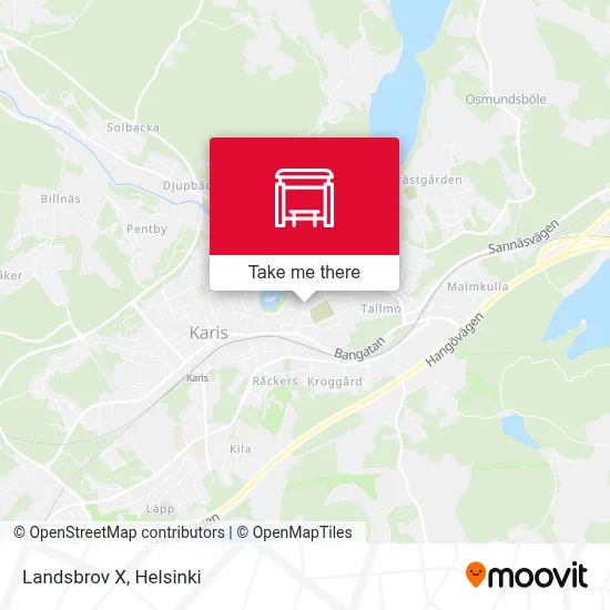Landsbrov X map