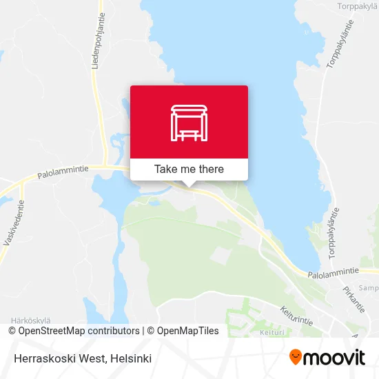 Herraskoski West map