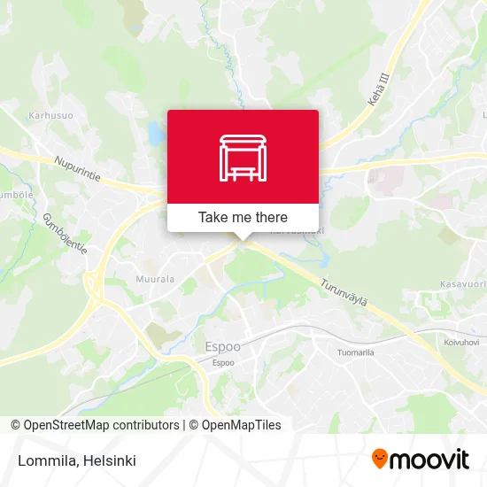 Lommila map