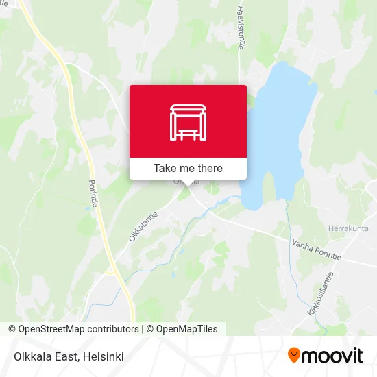 Olkkala East map