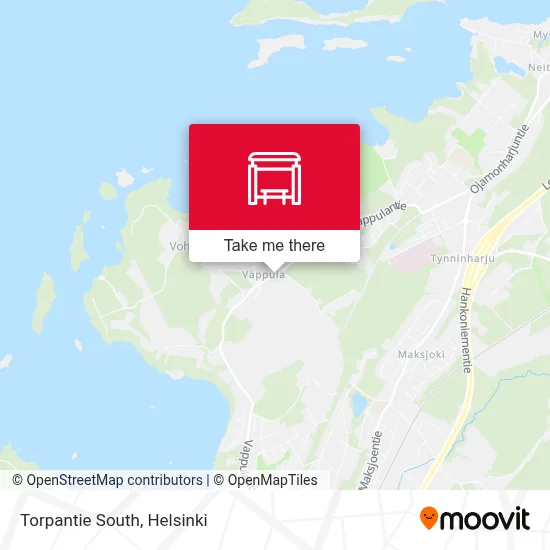 Torpantie South map