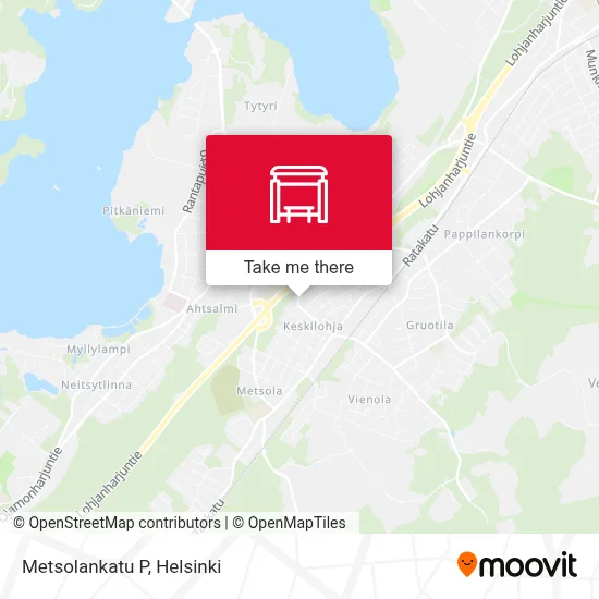 Metsolankatu P map