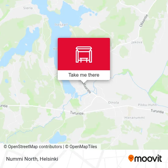 Nummi North map
