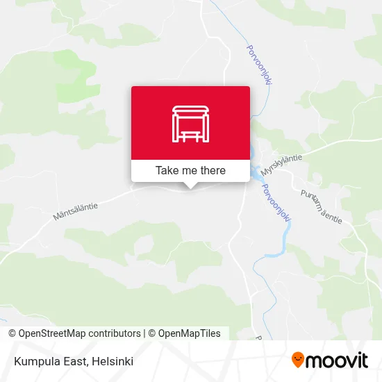 Kumpula East map