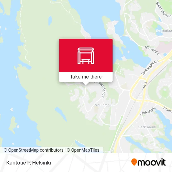 Kantotie P map