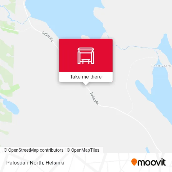 Palosaari North map