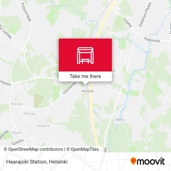 Haarajoki Station map
