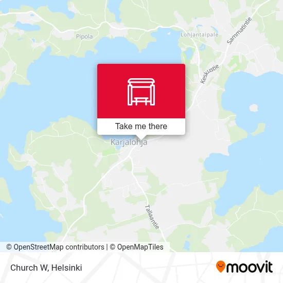 Church W map