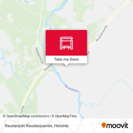 Raudanjoki Raudanjoentie map