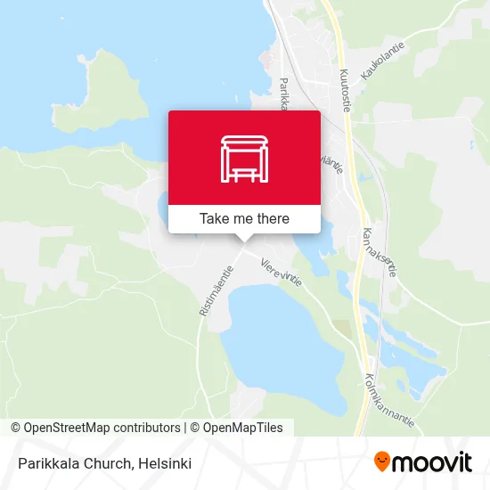Parikkala Church map