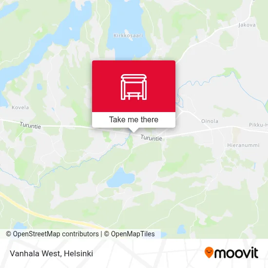 Vanhala West map