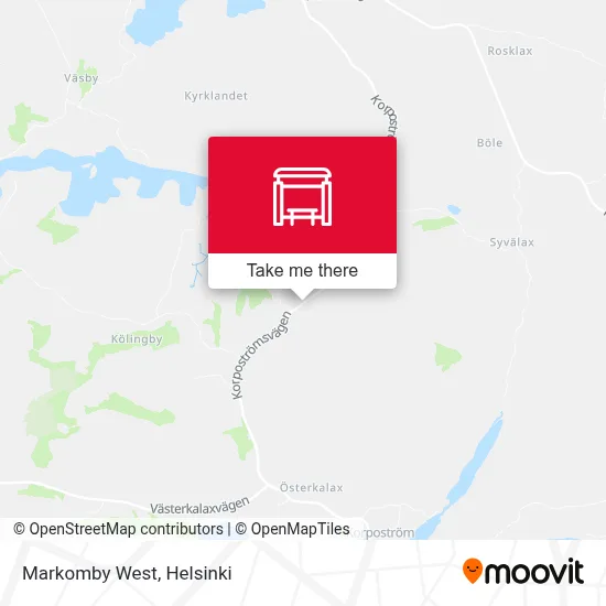 Markomby West map