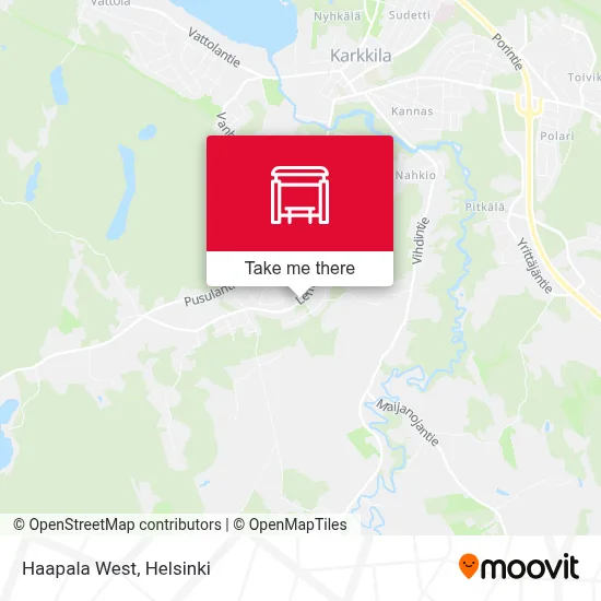 Haapala West map