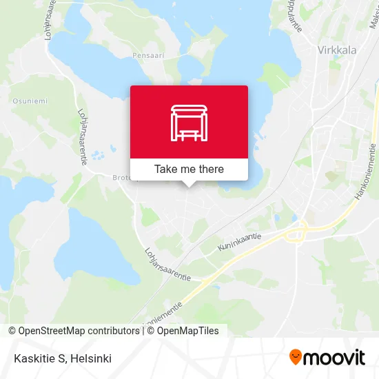 Kaskitie S map