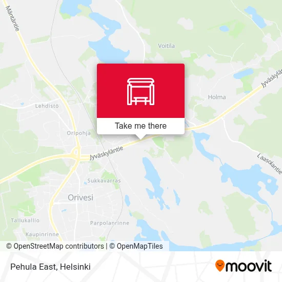 Pehula East map