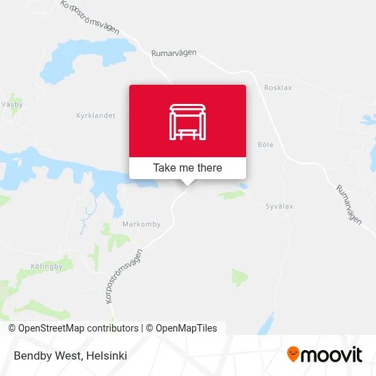Bendby West map
