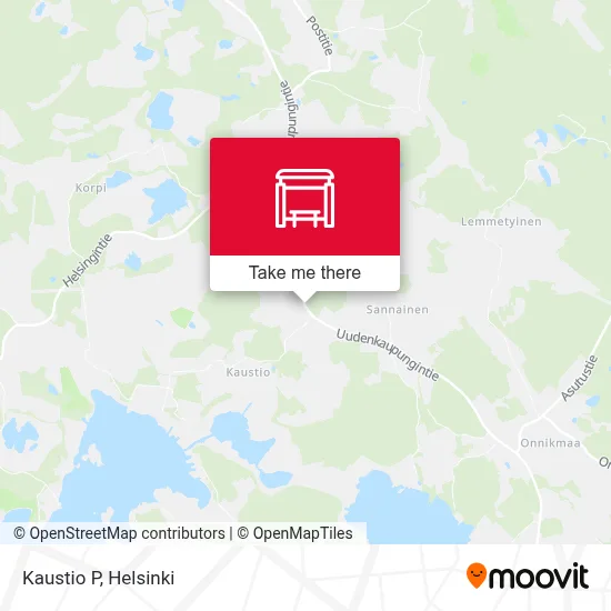 Kaustio P map
