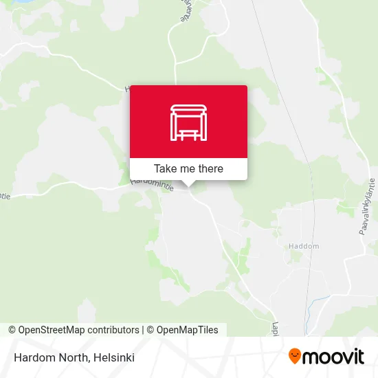 Hardom North map