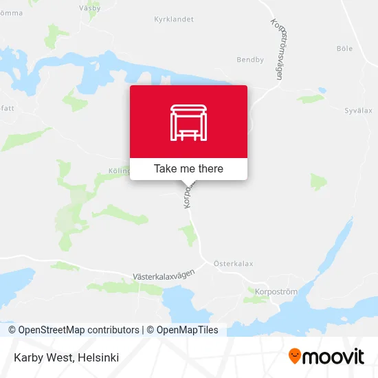 Karby West map
